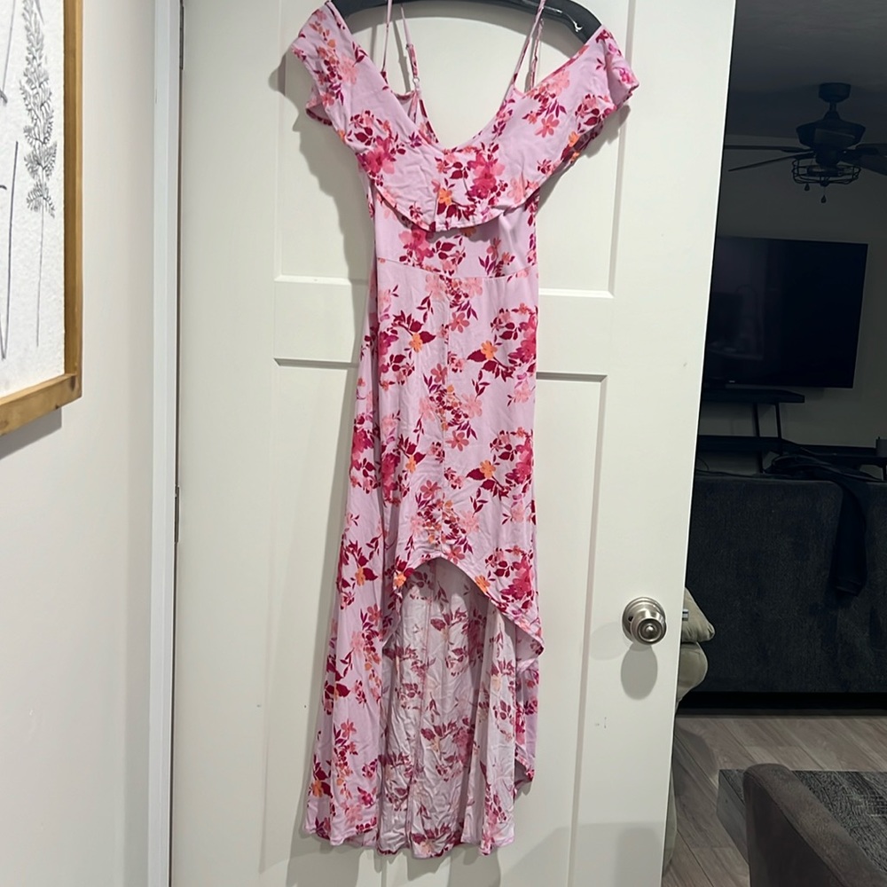 Pink Floral Dress